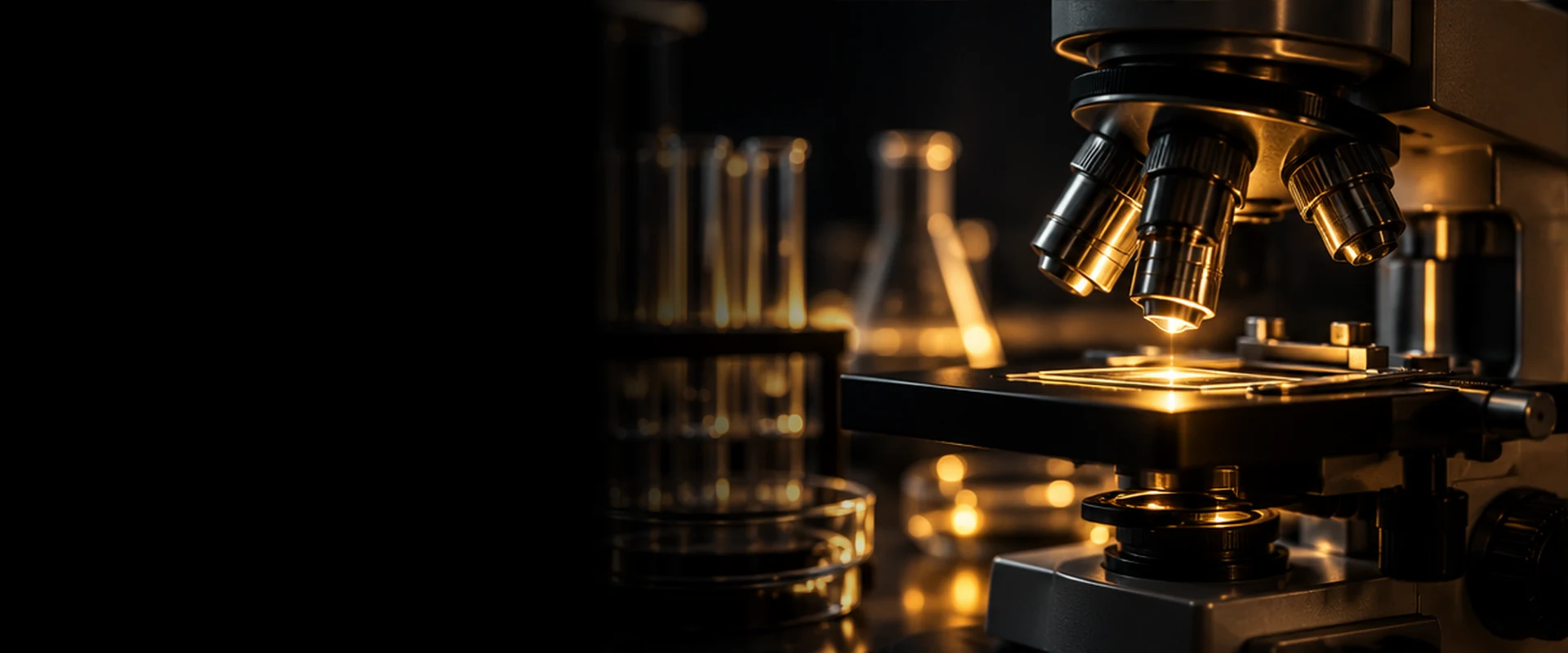Biotechnology discovery lab visual